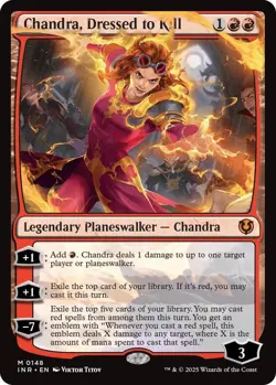 Chandra, Dressed to Kill 148 MTG Innistrad Remastered Mythic NP - Image 1