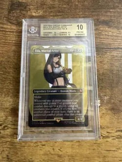 BGS 10 Magic the Gathering Tifa, Martial Artist Surge Foil 214 Final Fantasy - Image 1