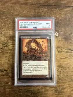 Magic the Gathering 1996 Mirage Phyrexian Dreadnought PSA 9 MINT - Image 1