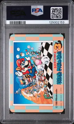 1989 CARDDASS SUPER MARIO BROS. 3 #35 LARRY KOOPA PSA 10 - Image 2