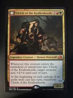 Ulrich of the Krallenhorde NM Eldritch Moon MTG FREE SHIPPING - Image 1