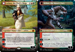 1x Arlinn, the Pack's Hope - Borderless Near Mint MTG Magic - Kid Icarus - - Image 1