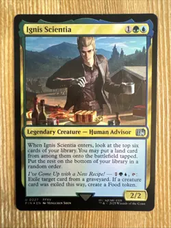 Ignis Scientia MTG Final Fantasy 0227 Foil Uncommon NM - Image 1