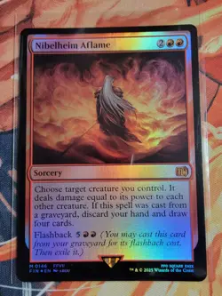 0146 Nibelheim Aflame Foil Magic The Gathering Final Fantasy FIN NM MTG - Image 1