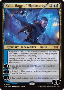 Kaito, Bane of Nightmares M Duskmourn: House of Horror 220 LP - Image 1
