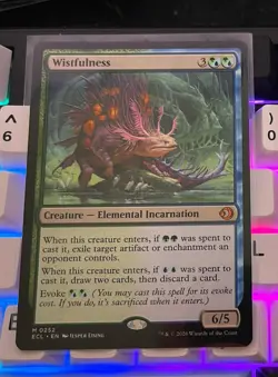 Wistfulness Lorwyn Eclipsed Non-Foil NM 252 In Hand MTG Magic the Gathering TCG - Image 1