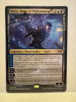 Kaito, Bane of Nightmares - Duskmoor: HoH - NM - MTG Magic - 0220 - Image 1