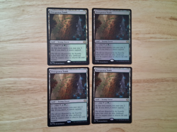 Mtg Overgrown Tomb x4 (1 is Foil) Lorwyn Eclipsed Regular IN HAND LOOK!!! - Image 1