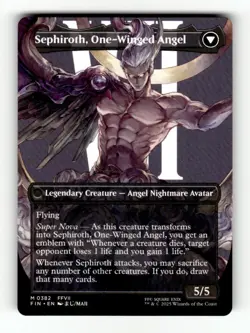 MTG (Borderless) Sephiroth, Fabled Soldier NON FOIL 0382 - Image 2