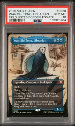 2025 MTG AVATAR: THE LAST AIRBENDER #0320 WAN SHI TONG, LIBRARIAN PSA 10 - Image 1