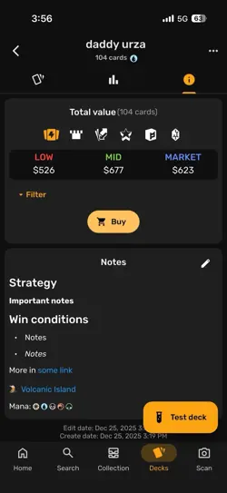 Urza, Lord High Artificer Commander Deck - Custom 100 Card Deck With Sleeves MTG - Image 3