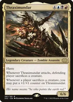 1x Thraximundar - Foil NM Eng MTG - Double Masters 2022 - Image 1
