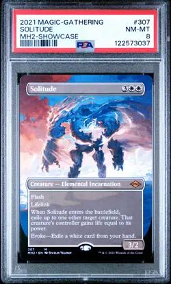 2021 MTG MODERN HORIZONS 2 SHOWCASE #307 SOLITUDE PSA 8 - Image 1