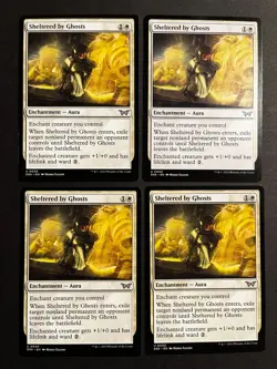 SHELTERED BY GHOSTS! Lot of 4 Duskmourn: House Of Horror DSK Magic MTG - Image 1