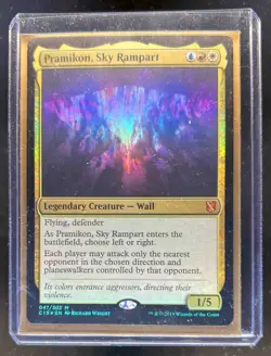 2019 Magic: The Gathering Commander Pramikon, Sky Rampart Foil #47 - Image 1