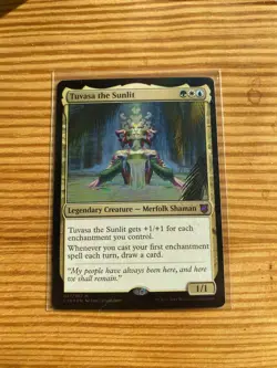 Tuvasa The Sunlit Commander Pre Built Deck Includes Deck Box & Sleeves - Image 2