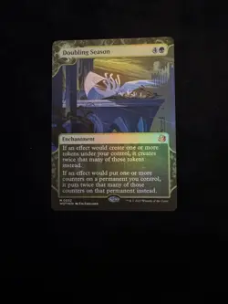 MTG Doubling Season WOT FOIL BORDERLESS Magic The Gathering - Image 1