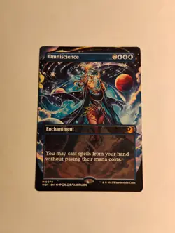 Omniscience (Anime Borderless) Wilds of Eldraine: Enchanting Tales Regular - Image 1