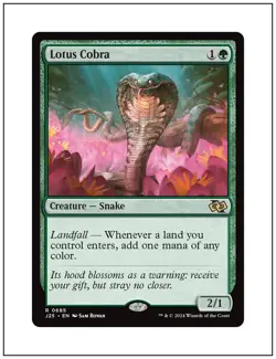 1x Lotus Cobra, Foundations Jumpstart, Magic MTG NM - Image 1
