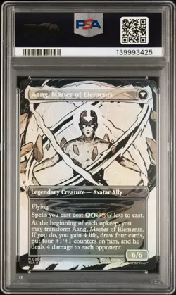 2025 MTG AVATAR: THE LAST AIRBENDER AANG, MASTER OF ELEMENTS/AVATAR AANG PSA 10 - Image 2