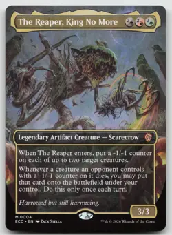 The Reaper, King No More (Borderless) M Normal Commander: Lorwyn Eclipsed 4 NM - Image 1