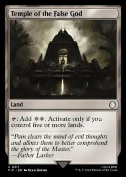 4x Temple of the False God x4 - Universes Beyond: Fallout (PIP) - Image 1