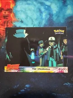 Pokemon TCG Topps The Stairwell #19 Mewtwo Strikes Back EXC Black Label MP - Image 1