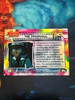Pokemon TCG Topps The Stairwell #19 Mewtwo Strikes Back EXC Black Label MP - Image 2