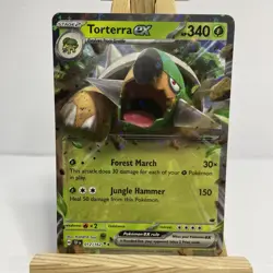 Torterra ex 012/162 Temporal Forces Ultra Rare Holo Pokemon Card NM - Image 1