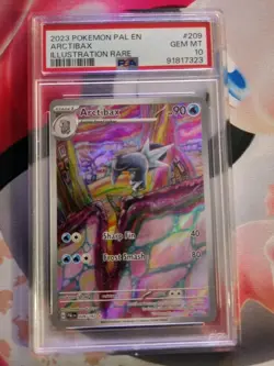 PSA 10 Arctibax Pokemon 209/193 Sv02: Paldea Evolved - Image 1