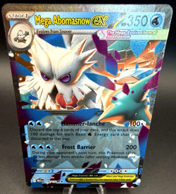 Pokemon TCG Mega Abomasnow ex 036/132 Mega Evolution Double Rare Holo NM - Image 1