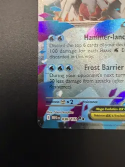 Pokemon TCG Mega Abomasnow ex 036/132 Mega Evolution Double Rare Holo NM - Image 5