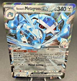 Steven's Metagross ex 145/182 Pokemon TCG Destined Rivals Holo NM/M - Image 1