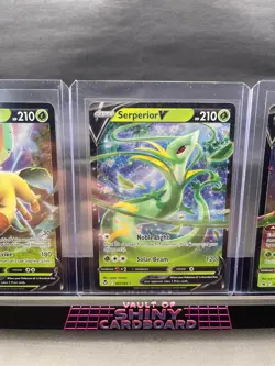 Leafeon V Serperior V Virizion V Grass Pokemon V Lot NM - Image 4