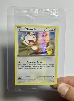 Meowth 53/83 SEALED Stamped Promo 20th Anniversary: Generations 2016 Pokemon - Image 3