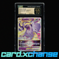 2022 Pokemon Jpn Pokemon GO 031 Mewtwo VSTAR Holo CGC 10 Pristine - Image 1