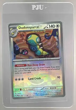 Dudunsparce 2025 Pokemon SV Prismatic Evolutions #80 Poke Ball Reverse Holo - Image 1