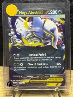 Pokemon TCG Mega Evolution Mega Absol Ex 086/132 Double Rare Holo NM/Mint - Image 1