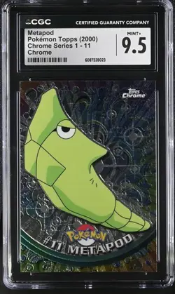 Pokemon 2000 Metapod Chrome Series 1 11 CGC 9.5 - Image 1