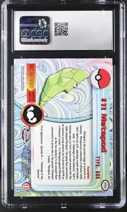 Pokemon 2000 Metapod Chrome Series 1 11 CGC 9.5 - Image 2