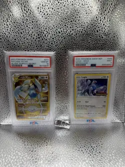 Pokemon TCG: Lugia PSA Lot - GEM MINT Lugia VSTAR #211 PSA 10 & Lugia #69 PSA 9 - Image 1