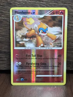 Monferno 56/127 Platinum Uncommon Reverse Holo Pokemon TCG 2009 LP - Image 1