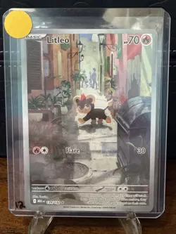 Pokemon TCG Mega Evolution Litleo 139/132 Illustration Rare Full Art NM - Image 1
