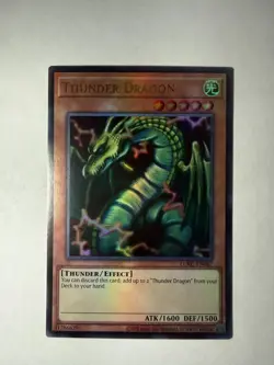 Yu-Gi-Oh! TCG Thunder Dragon LCKC-EN067 Ultra Rare NM - Image 1