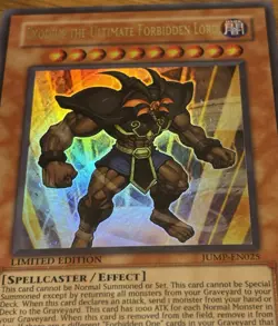 Exodius the Ultimate Forbidden Lord JUMP-EN0025 Ultra Rare Limited Edition LP - Image 1