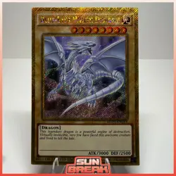 Yu-Gi-Oh! Blue-Eyes White Dragon MVP1-ENGV4 Gold Secret LP - Image 1