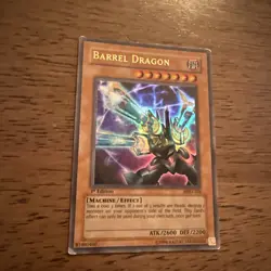Yu-Gi-Oh! TCG Barrel Dragon MRD-126 1st Edition Ultra Rare Lightly Played - Image 1
