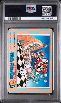 1989 CARDDASS SUPER MARIO BROS. 3 #41 LUDWIG VON KOOPA PSA 10 - Image 2