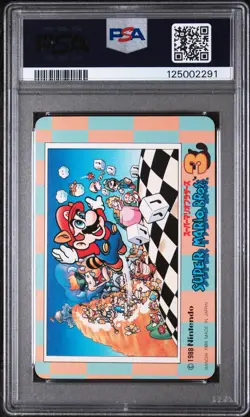 1989 CARDDASS SUPER MARIO BROS. 3 #37 WENDY O. KOOPA PSA 10 - Image 2