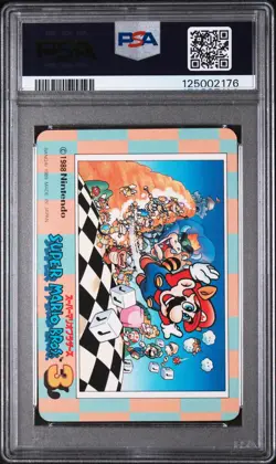 1989 CARDDASS SUPER MARIO BROS. 3 #41 LUDWIG VON KOOPA PSA 10 - Image 2